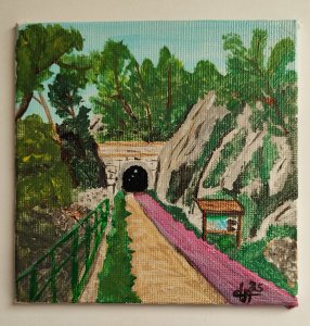 Túnel en vía Verde de Alcoy